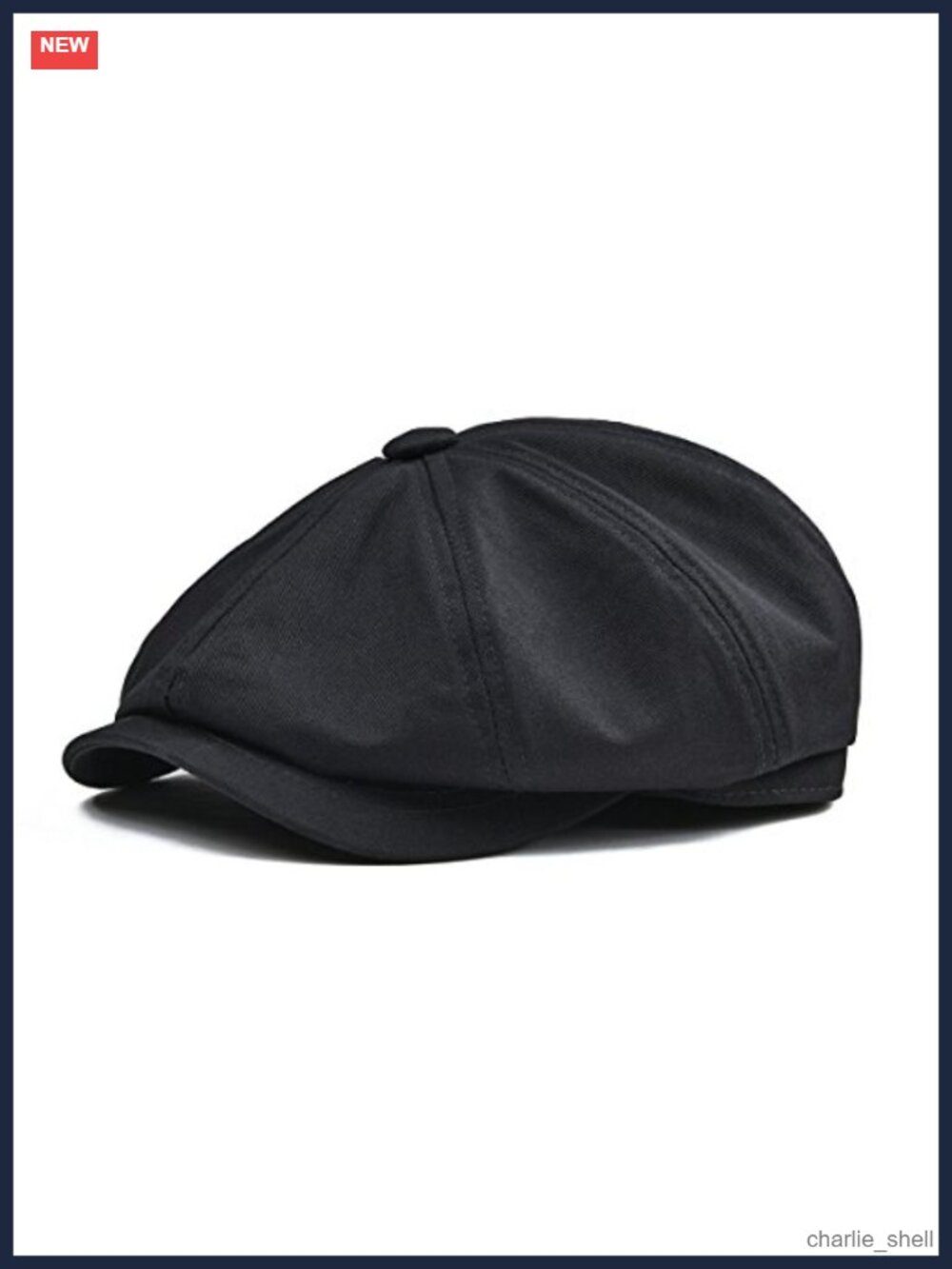 Men's Newsboy Flat Cap 100% Twill Cotton Cabbie Hat Vintage 8 Panel